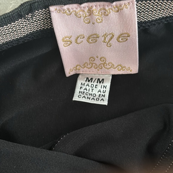 Black Strapless Asymmetrical Dress - Picture 3 of 6